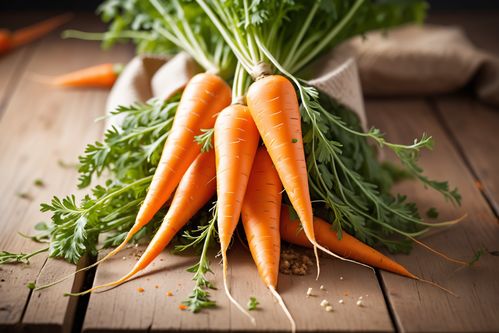 美味农产品 胡萝卜的视觉诱惑与摄影艺术